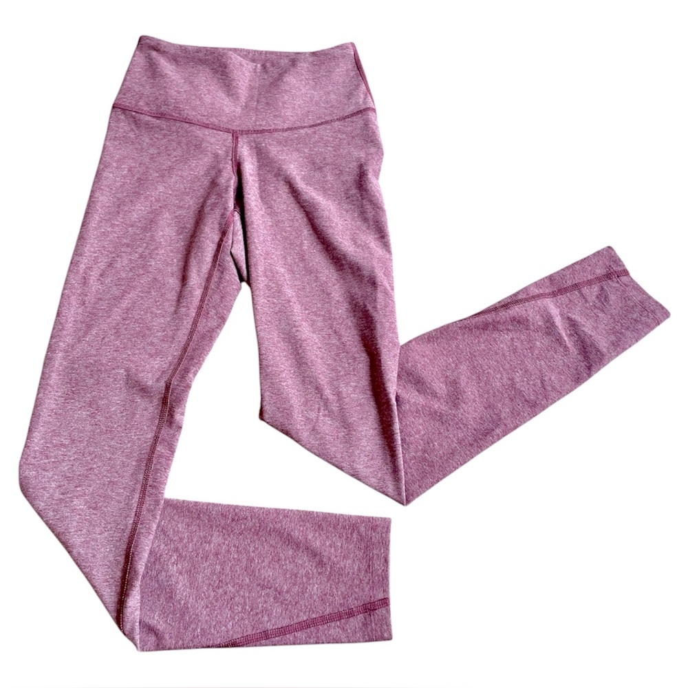 North Face Red Heather Athletic Leggings Small